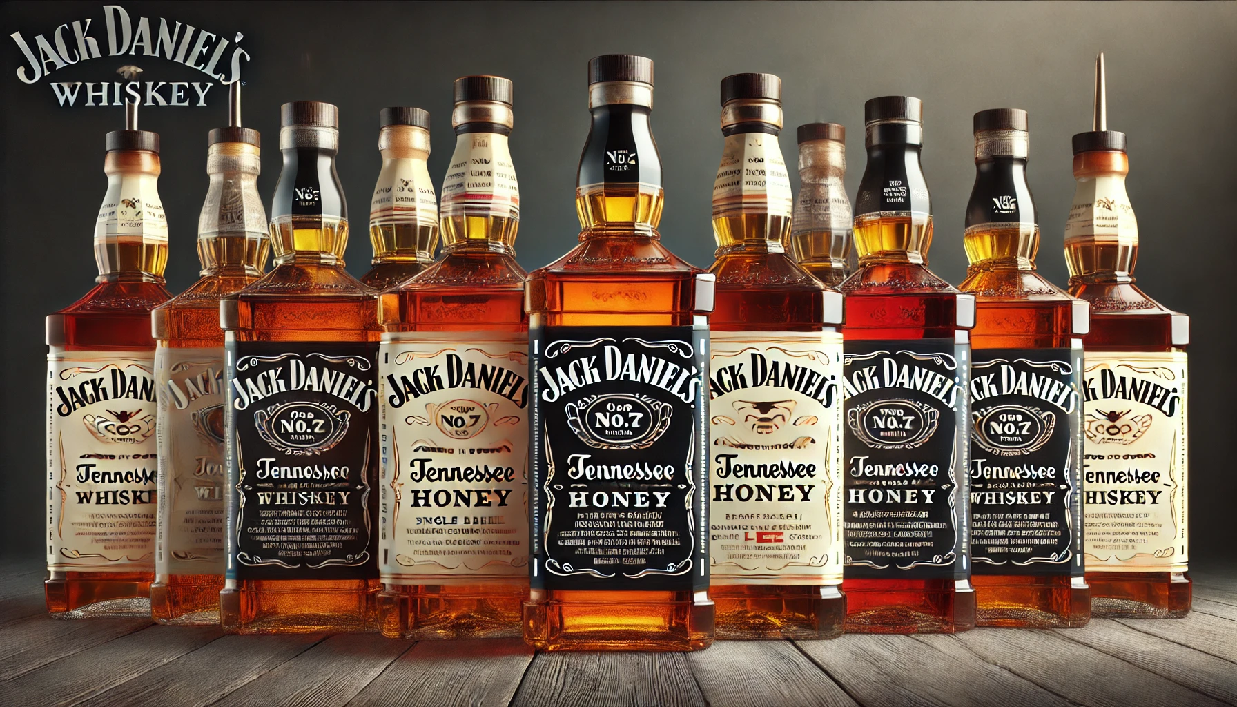 Повний список лінійки віскі Jack Daniel's