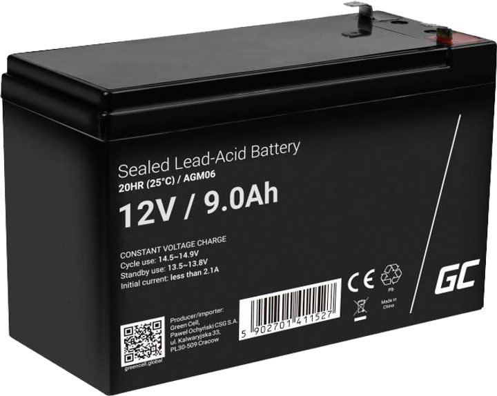 Akumulator Greencell AGM 12V 9Ah