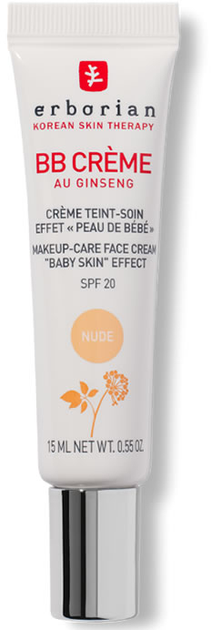 BB Krem Erborian Au Ginseng Nude SPF 20 15 ml