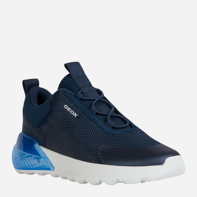 Buty sportowe młodzieżowe chłopięce za kostkę Geox J Activart Illuminus