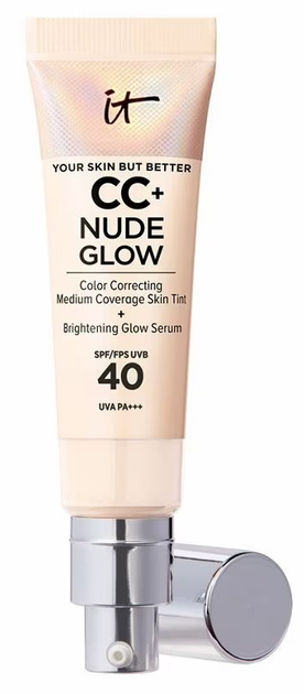 CC Krem It Cosmetics Nude Glow Your Skin But Better Fair Porcelain SPF 40