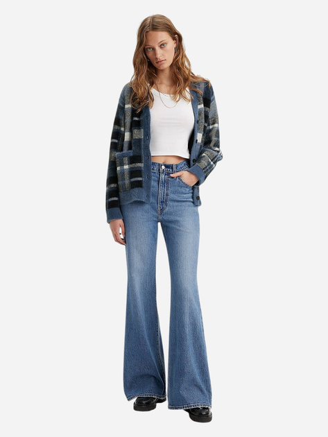 Jeansy dzwony damskie z wysokim stanem Levi's A7503-0009
