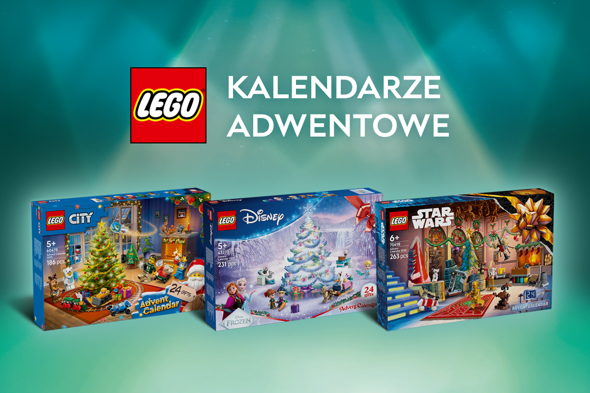 Kalendarz adwentowy LEGO dla dziecka w 2025 roku na prezent Kalendarz adwentowy LEGO dla dziecka w 2025 roku na prezent
