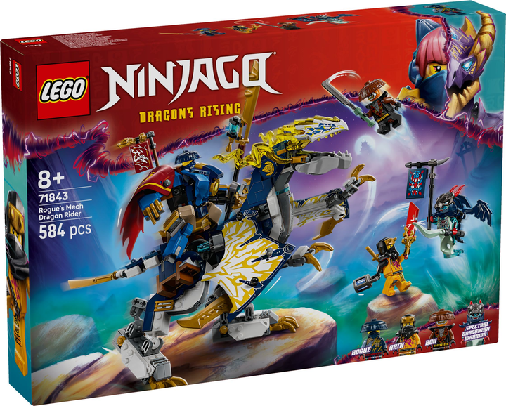 Klocki konstrukcyjne LEGO Ninjago Mech smoczego jeźdźca Rogue’a