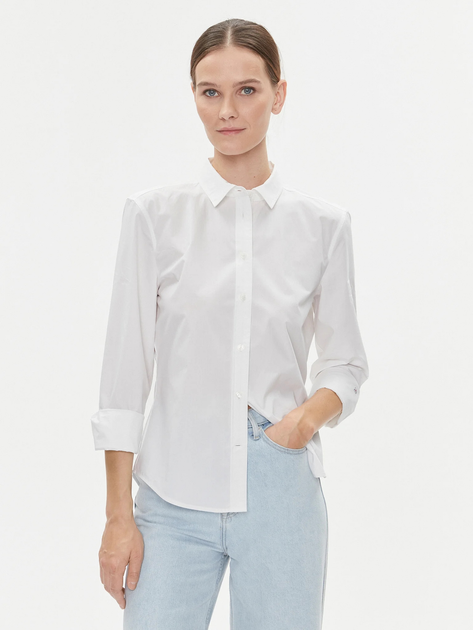 Koszula damska elegancka Tommy Hilfiger WW0WW39401-YCF 32 Biała