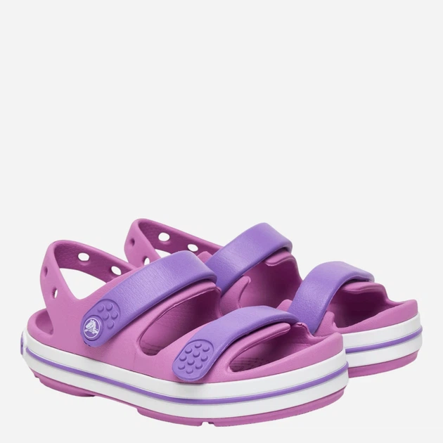 Sandały dziecięce dla dziewczynki Crocs Crocband Cruiser Sandal T Kids 209424-6WQ 