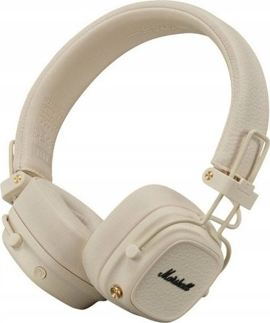 Słuchawki Marshall Headphones Major V Kremowe