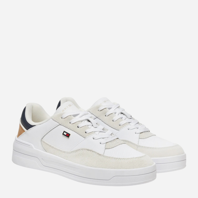 Sneakersy damskie do kostki Tommy Hilfiger FW0FW08615-YBS 40 Białe