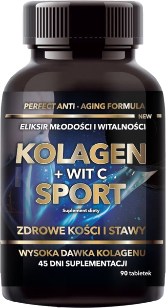 Suplement diety Intenson Kolagen + Wit C Sport 90 tabletek