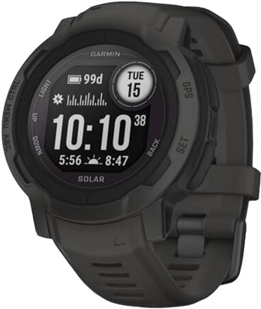 Zegarek sportowy Garmin Instinct 2 Solar Graphite