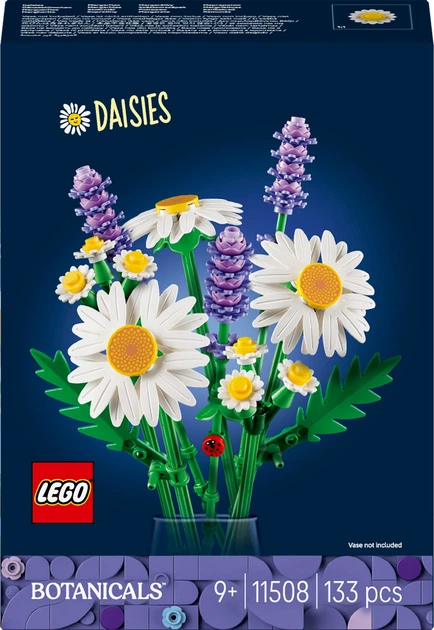 Zestaw klocków LEGO Botanicals Stokrotki 133 elementy