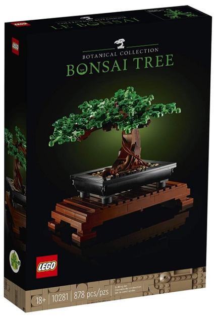 Zestaw klocków LEGO Icons Drzewko bonsai 878 elementów