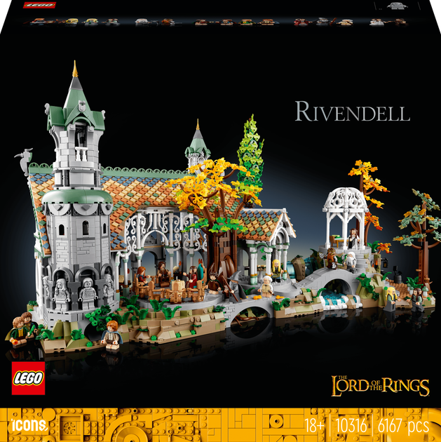 Zestaw klocków LEGO Icons Władca pierścieni: Rivendell 6167