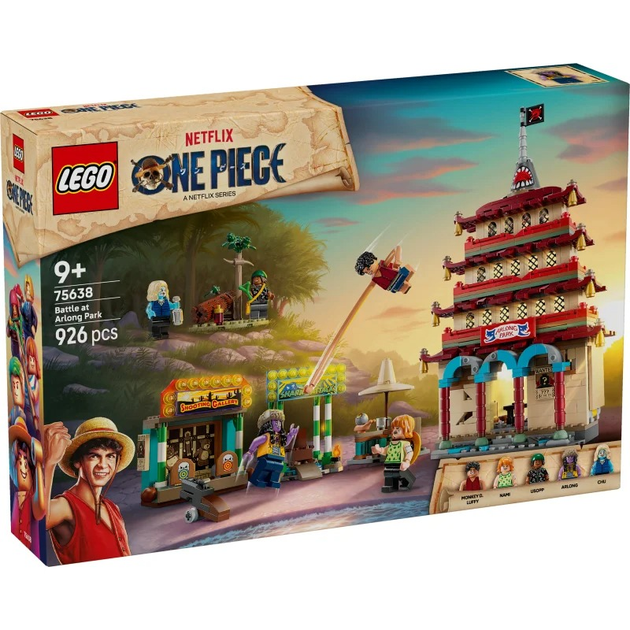 Zestaw klocków LEGO One Piece Bitwa w Arlong Park 926 elementów
