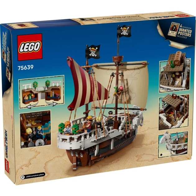 Zestaw klocków LEGO One Piece Statek piracki Going Merry 1376 elementów