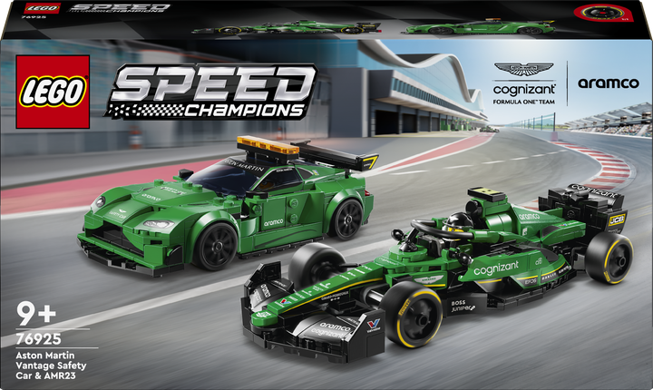 Zestaw klocków LEGO Speed Champions Samochód bezpieczeństwa Aston Martin i AMR23