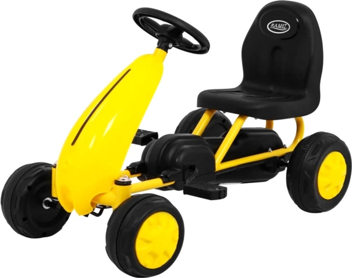 Gokart na pedały Ramiz Żółty