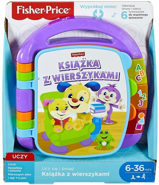 Książka z wierszykami Fisher-Price