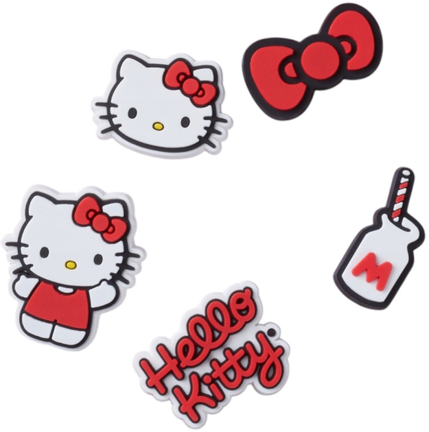 Przypinki do butów Crocs Jibbitz Hello Kitty 5 szt
