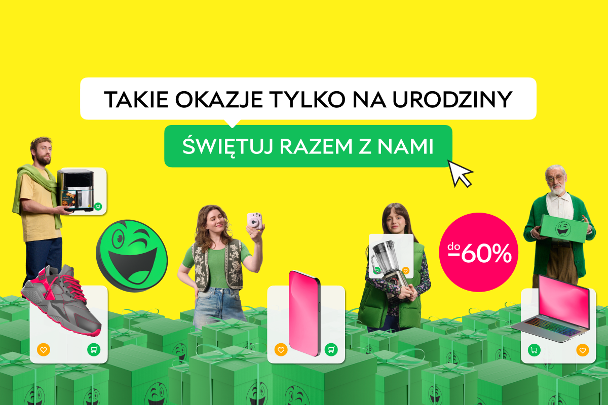 Świętuj z nami urodziny sklepu Rozetka.pl zakupami w specjalnej ofercie